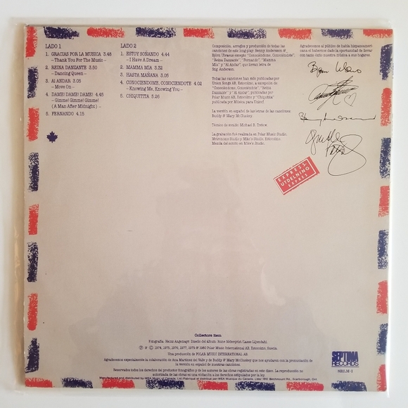ABBA Gracias Por La Musica Vinyl Record LP Spanish Language Album - Picture 4 of 10